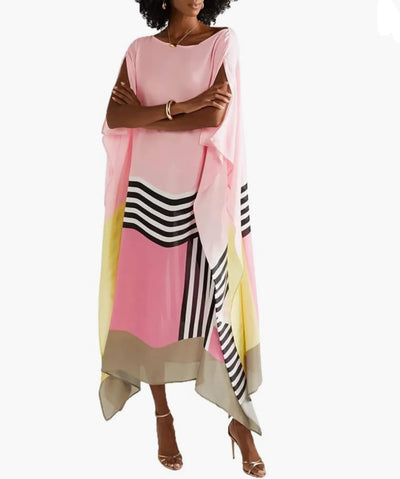 Pink Candy | Stripe Kaftan