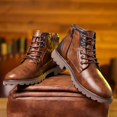 Daniel | Vintage Lace-Up Boots