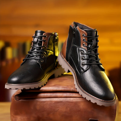 Daniel | Vintage Lace-Up Boots