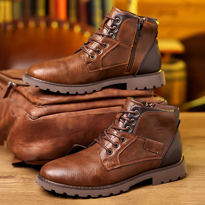 Daniel | Vintage Lace-Up Boots