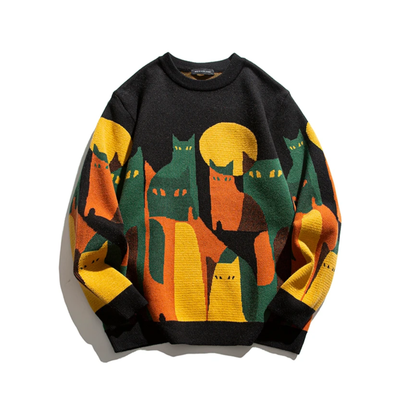 Léonie | Moonlit Cat Sweater