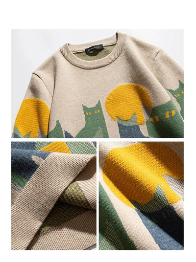 Léonie | Moonlit Cat Sweater