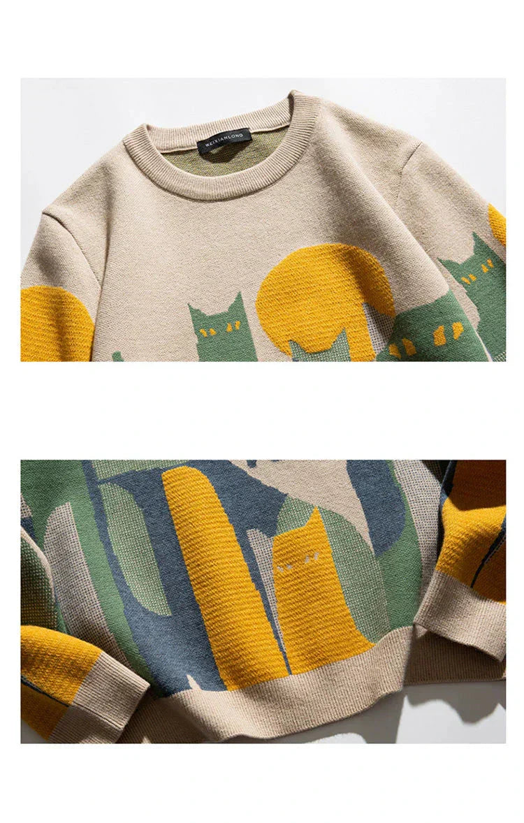 Léonie | Moonlit Cat Sweater