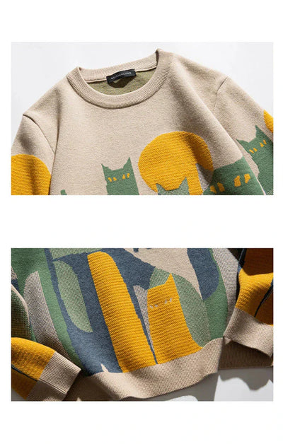 Léonie | Moonlit Cat Sweater