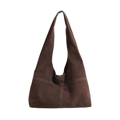 Elisanne | Faux Suede Casual Shoulder Bag