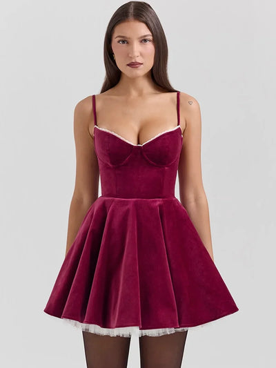 Burgundy | Mini Dress