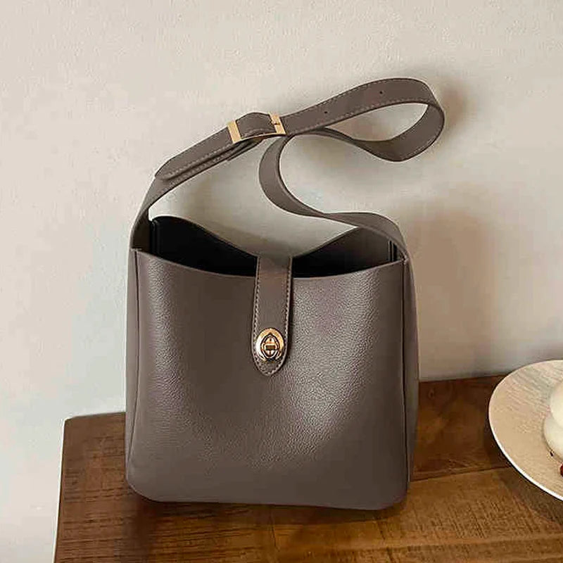 Sabella | Retro Suede Bucket Tote