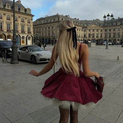 Burgundy | Mini Dress