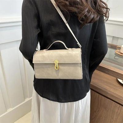 Esme | Retro Lock Buckle Crossbody Bag
