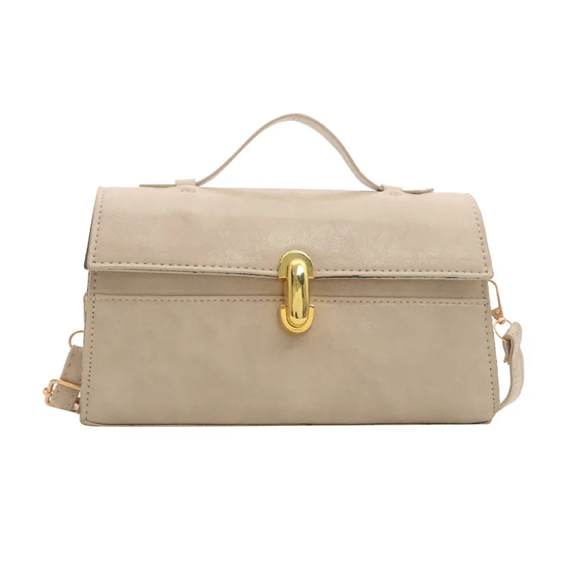 Esme | Retro Lock Buckle Crossbody Bag