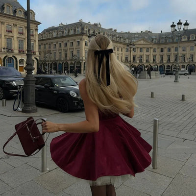 Burgundy | Mini Dress