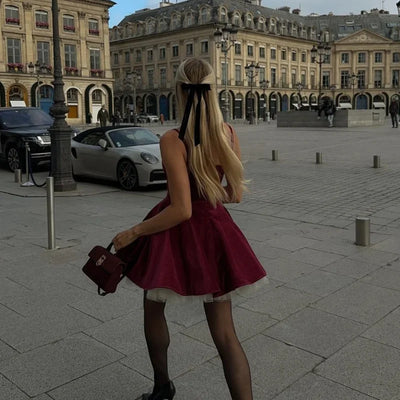 Burgundy | Mini Dress