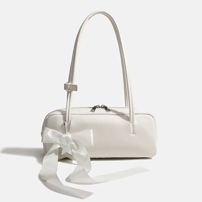 Amorette | Ribbon Accent Shoulder Bag