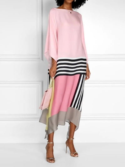 Pink Candy | Stripe Kaftan