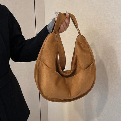 Davana | Suede Crossbody Hobo Bag