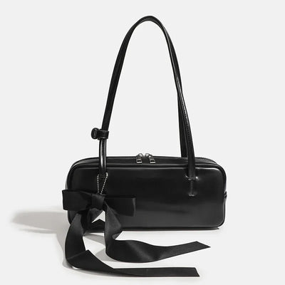 Amorette | Ribbon Accent Shoulder Bag