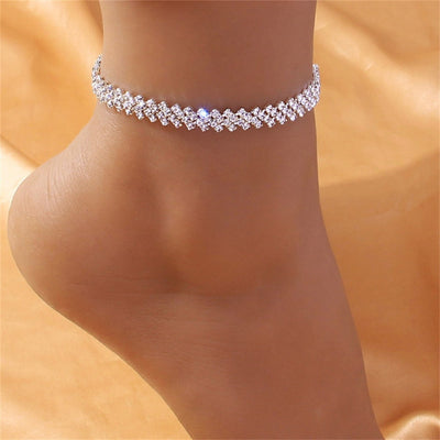 Double Heart Anklet | Heart X Heart Ankle Bracelet for Woman