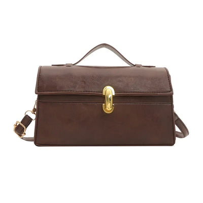 Esme | Retro Lock Buckle Crossbody Bag