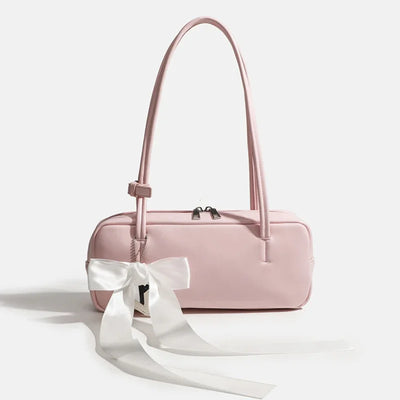 Amorette | Ribbon Accent Shoulder Bag