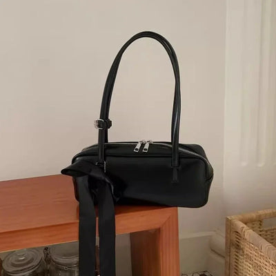 Amorette | Ribbon Accent Shoulder Bag