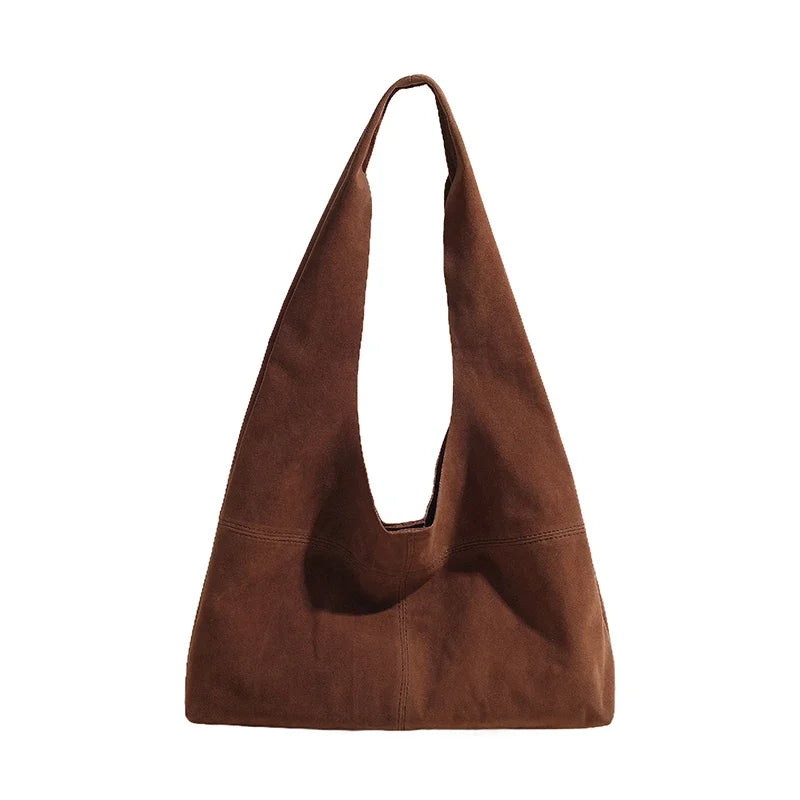 Elisanne | Faux Suede Casual Shoulder Bag