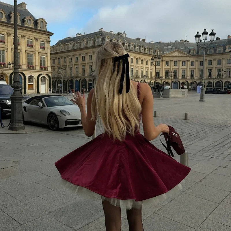 Burgundy | Mini Dress