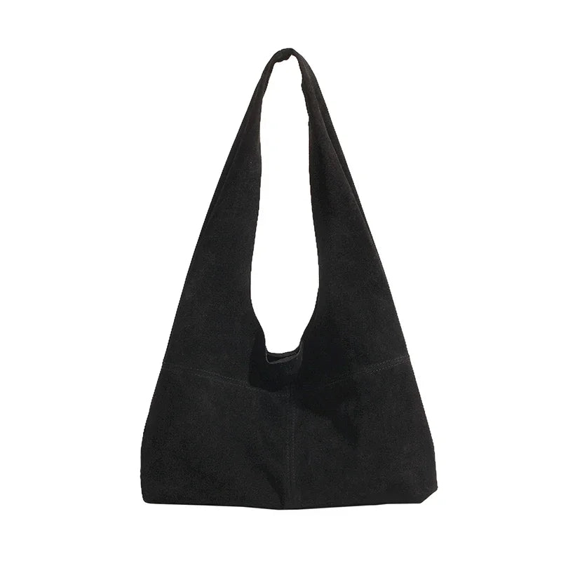 Elisanne | Faux Suede Casual Shoulder Bag