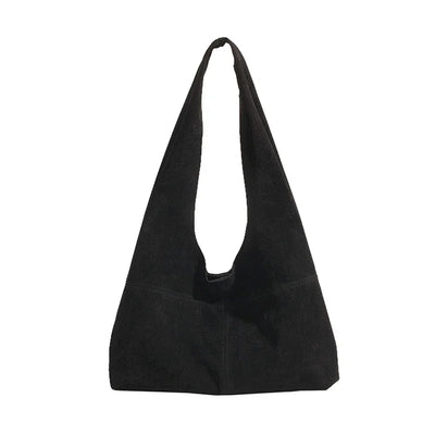 Elisanne | Faux Suede Casual Shoulder Bag