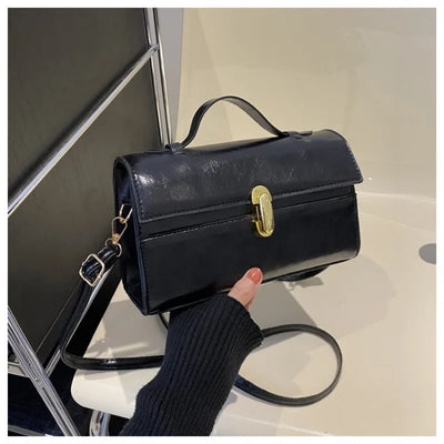Esme | Retro Lock Buckle Crossbody Bag