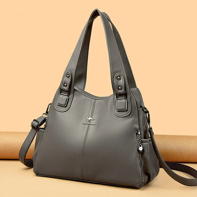 Vivienne | Leather Tote Shoulder Bag