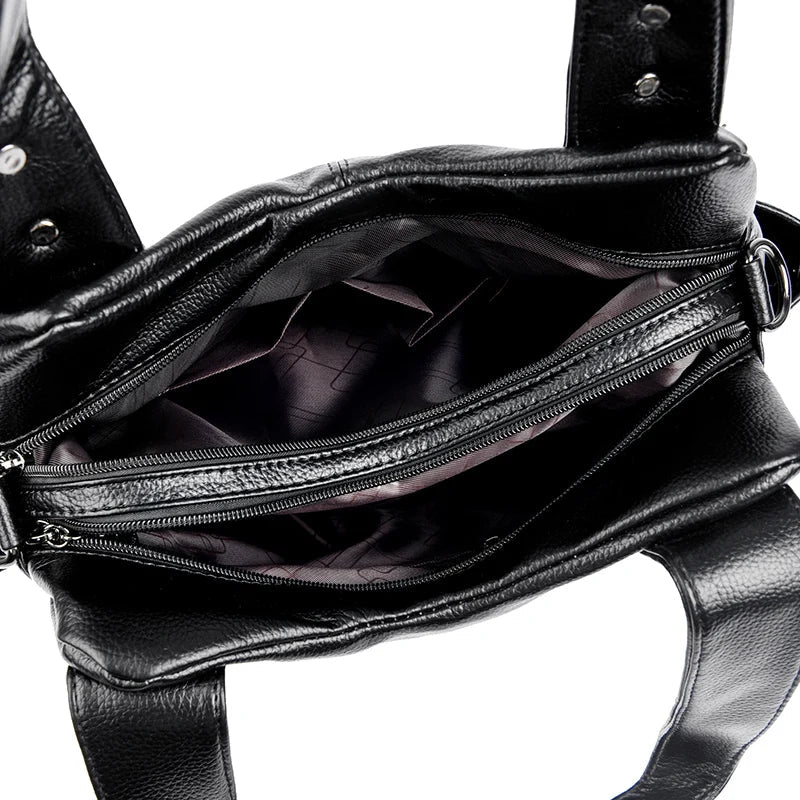 Vivienne | Leather Tote Shoulder Bag