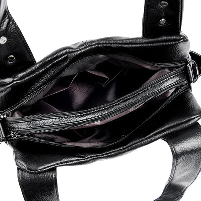 Vivienne | Leather Tote Shoulder Bag