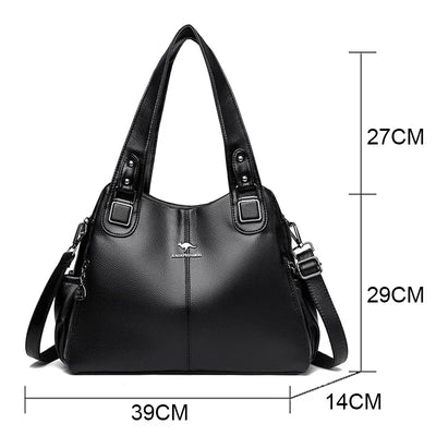Vivienne | Leather Tote Shoulder Bag