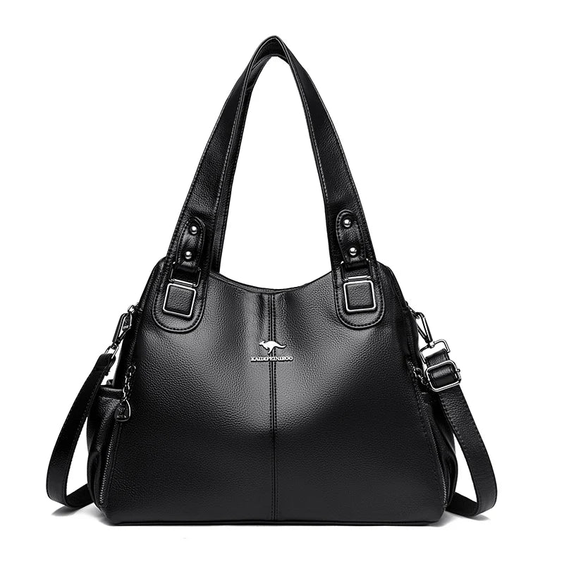 Vivienne | Leather Tote Shoulder Bag