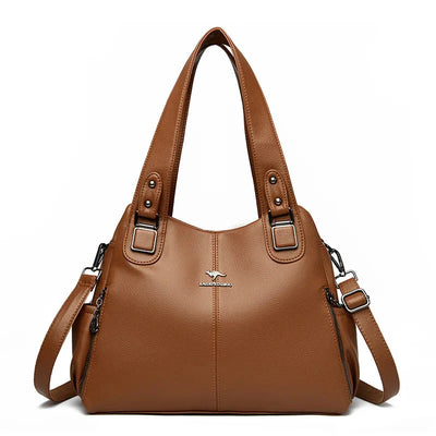 Vivienne | Leather Tote Shoulder Bag