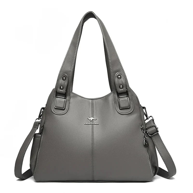 Vivienne | Leather Tote Shoulder Bag