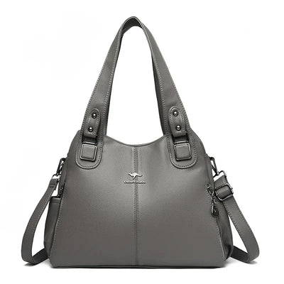 Vivienne | Leather Tote Shoulder Bag