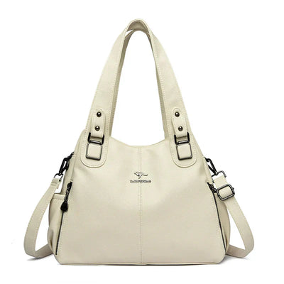 Vivienne | Leather Tote Shoulder Bag