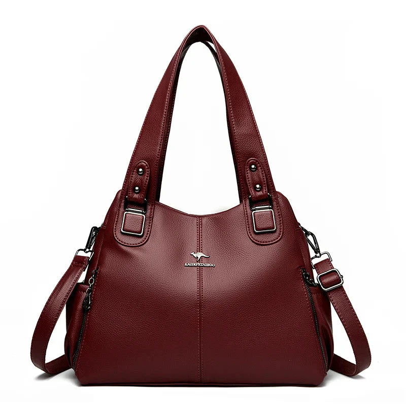 Vivienne | Leather Tote Shoulder Bag