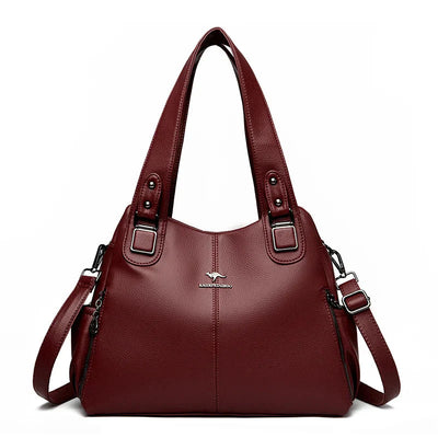 Vivienne | Leather Tote Shoulder Bag