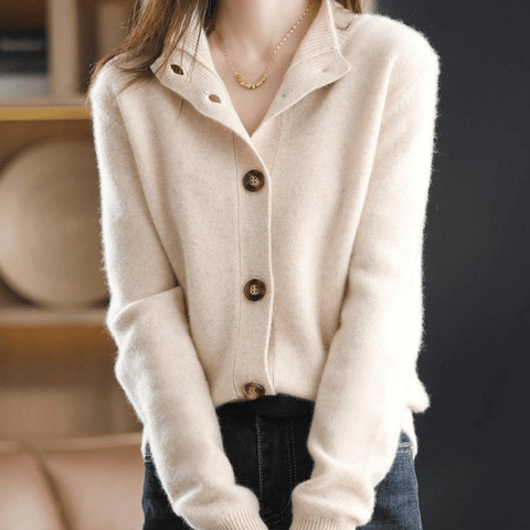 Bella | Cozy Button-Up Cardigan